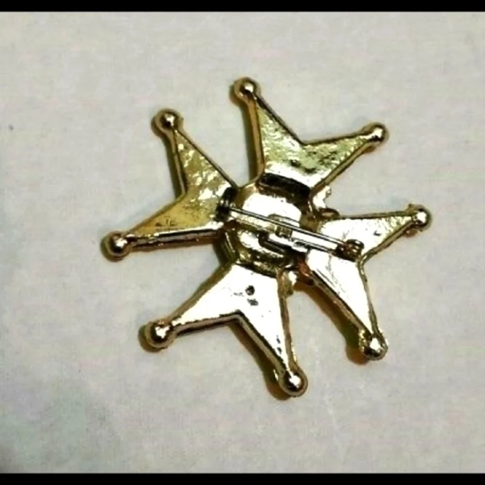 Triple Cyclists 8 Point Badge